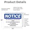 Signmission No Loitering In The Building Lobby You Are OSHA Notice Sign, Vinyl Decal, 24in W x 18in L, 2PK OS-2PACK-NS-D-1824-L-14687 - alternate 2